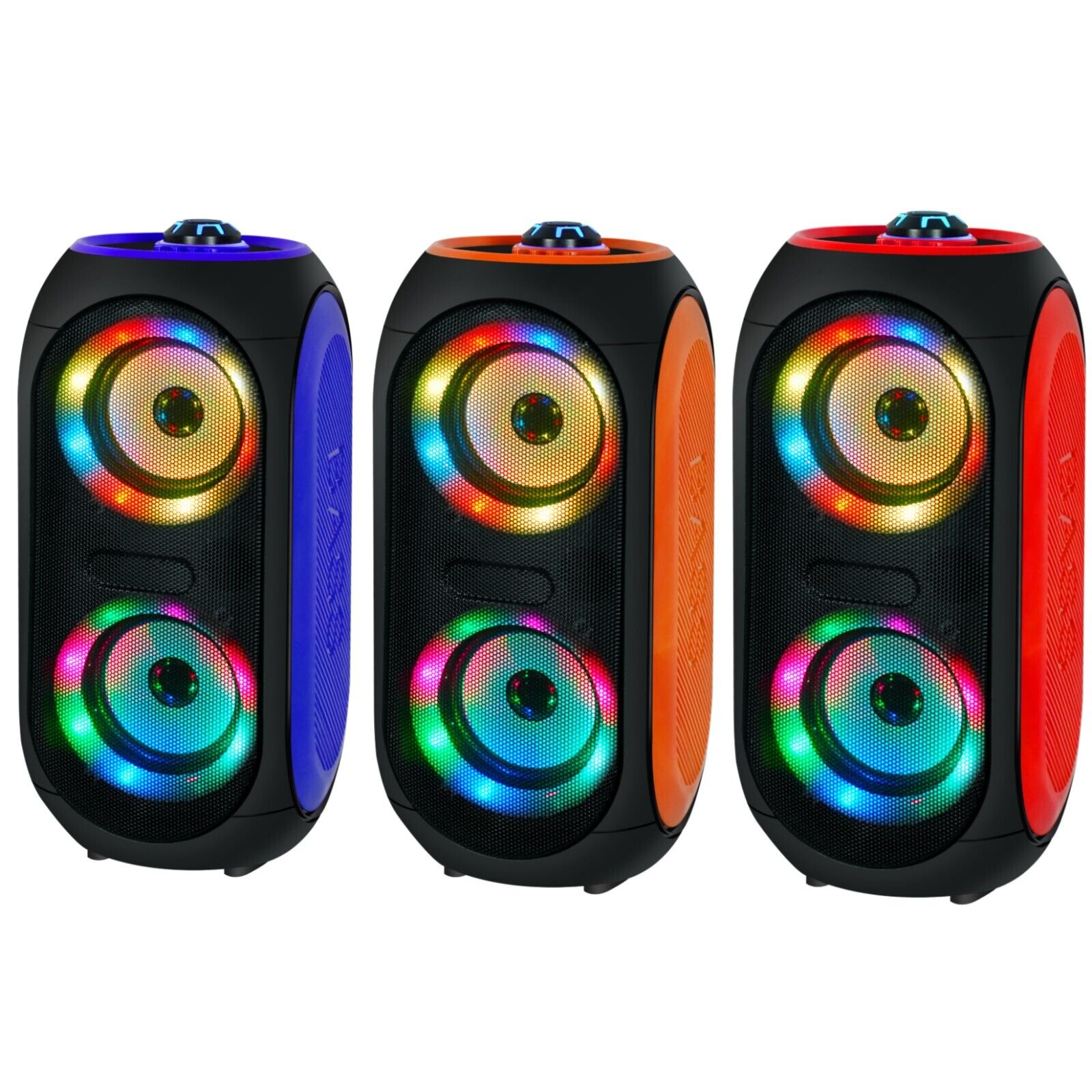 Bluetooth Speaker Mini Portable AUX SD/TF FM Radio Indoor Outdoor Party  Lights